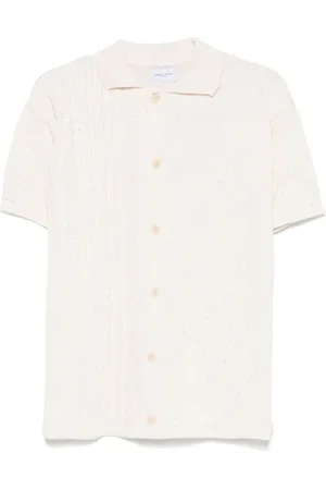 Family First Cardigans, male, , L, Embroidered Logo Short Sleeve Shirt