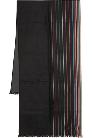 Paul Smith Winter Scarves, male, , ONE SIZE, Wool Scarf with Stripe Detailing