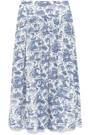 Staud Maxi Skirts, female, , XS, Clear Skirt with Ruched Detailing
