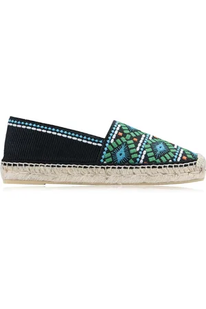 Prada Espadrilles, female, , 4 UK, Canvas Slip-On Espadrilles