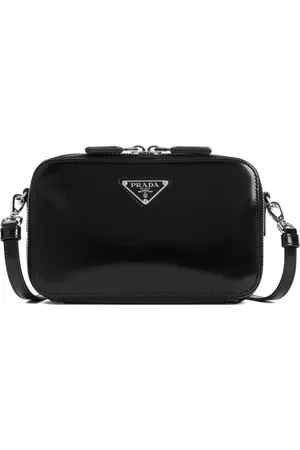 Prada Cross Body Bags, male, , ONE SIZE, Bandoliera Patent Leather Bag