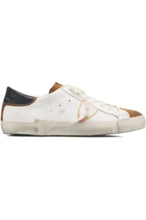 Philippe model Sneakers, male, , 9 UK, Vintage Leather Trainers