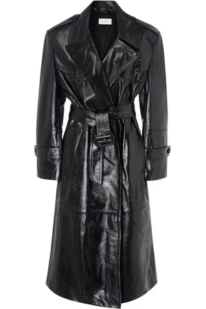 Sportmax Trench Coats, female, , 3XS, Alfeo Leather Overcoat