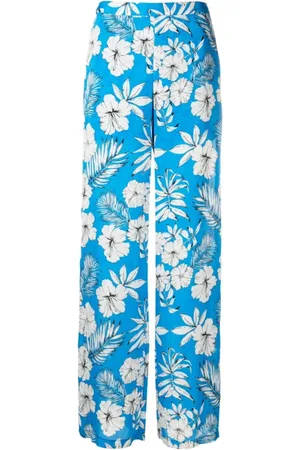 Pinko Pacato Floreal Printed Wide Leg Trousers