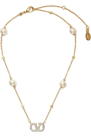 VALENTINO GARAVANI Necklaces, female, , ONE SIZE, Elegant Gold Necklace with Unique Design