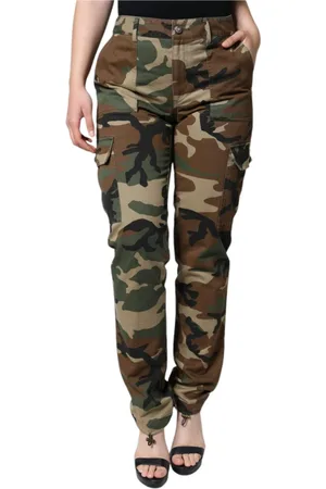 Dolce & Gabbana Cargo Trousers with Logo Details