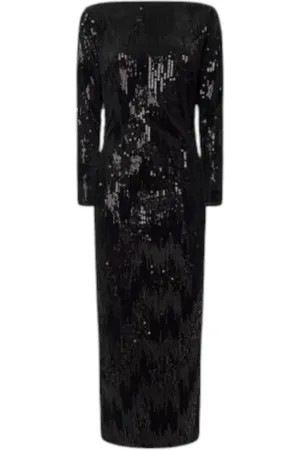 Pepe Jeans Maxi Dresses, female, , L, Sequin Long Dress