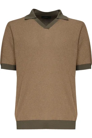 ZANONE V-neck Knitwear, male, , 2XL, Cotton T-shirts and Polos