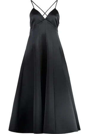 Serafini Party Dresses, female, , S, Flared Satin Dress