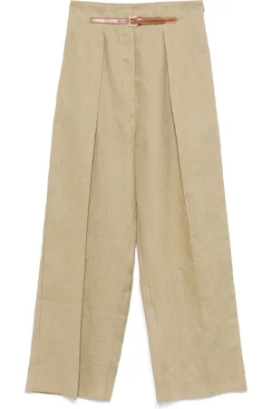 SEMICOUTURE Wide Trousers, female, , XS, Trousers with Buckle Fastening