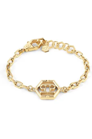 Philipp Plein Hexagon Stainless Steel Bracelet