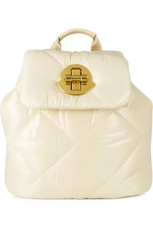Moncler Foldover Top Logo Backpack