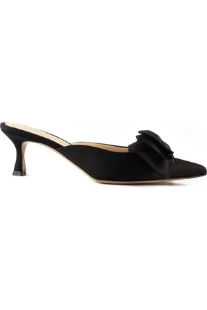 ROBERTO FESTA Heeled Mules, female, , 5 1/2 UK, Satin Bow Sandals