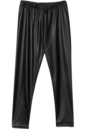Serafini Embroidered Leather Trousers