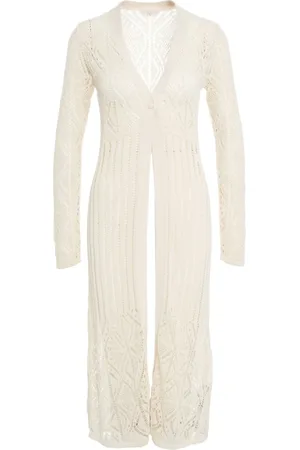 Liu Jo Knitted Dresses, female, , S, Lace Crochet Cardigan Ss25