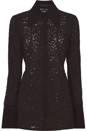 Proenza Schouler Floral Lace Shirt