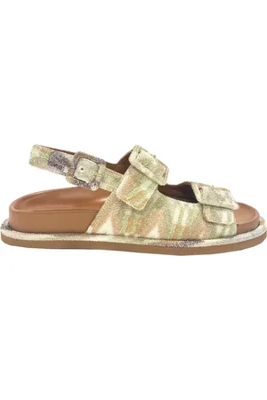 Missoni Flat Sandals, female, , 6 1/2 UK, Wave Peppermint Sandals