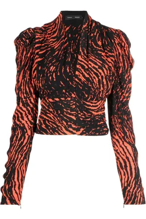 Proenza Schouler Blouses, female, , XS, V-Neck Spiral Blouse