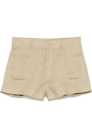 SEMICOUTURE Short Shorts, female, , 2XS, Linen Bermuda Shorts