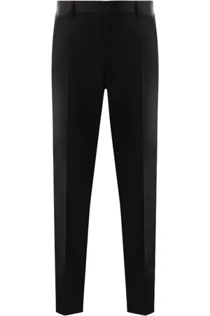 Dolce & Gabbana Formal trousers with satin trim