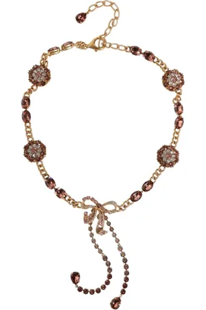 Dolce & Gabbana Crystal Embellished Waist Chain Belt
