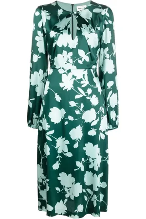 P.A.R.O.S.H. Floral Silk Day Dress