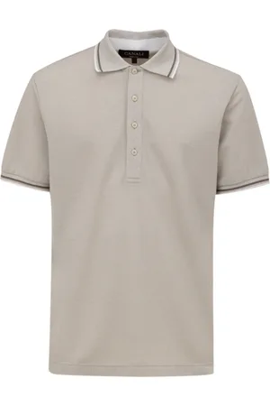 CANALI Short Sleeve Polo Shirt