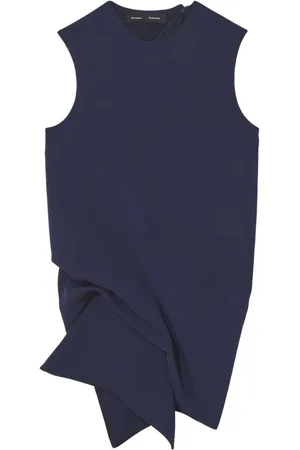 Proenza Schouler Sleeveless Tops, female, , XS, Twisted-Detail Sleeveless Blouse