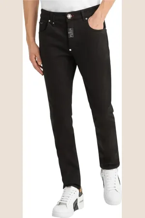 Philipp Plein Straight Jeans, male, , W33, Slim Elasticized Jeans