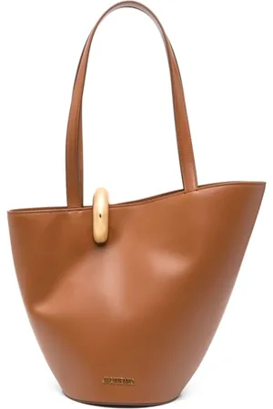 Jacquemus Tote Bags, female, , ONE SIZE, Asymmetric Design Logo Tote Bag