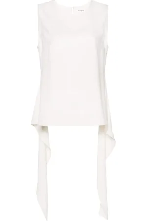 P.A.R.O.S.H. Asymmetrical Sleeveless Blouse