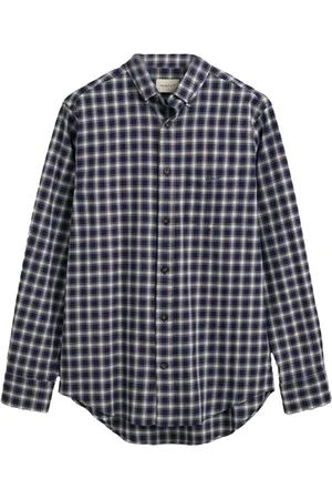 GANT Blauw Stijlvol Model Casual Shirt