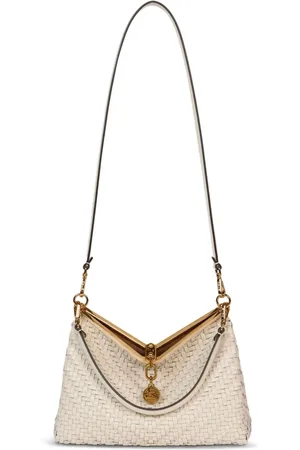 Etro Shoulder Bags, female, , ONE SIZE, Woven Leather Bag with Pink