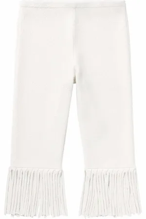 Proenza Schouler Casual Shorts, female, , S, Knit Fringe Bike Shorts