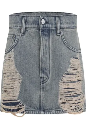Acne Studios Distressed Classic Skirt with Pockets