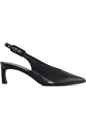 HALMANERA Pumps, female, , 6 UK, Leather Stiletto Heel Sandals