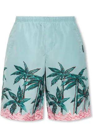 Palm Angels Graphic Print Swim Shorts