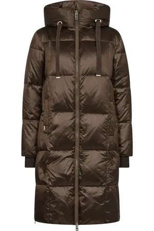 Mos Mosh Down Coats, female, , L, Metallic Down Jacket with Quilted Design