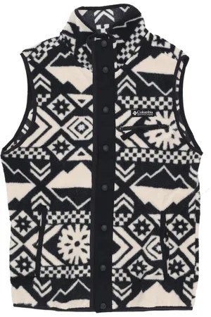 Columbia Vests, male, , XL, Checkered Sleeveless Vest with High Neck