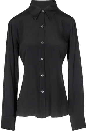 Jucca Shirts, female, , S, Georgette Shirt with Pointed Collar