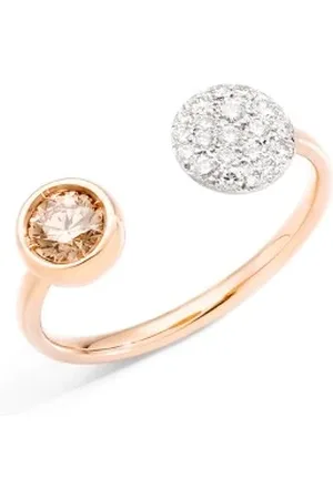 Pomellato Rings, female, , 50 MM, Diamond Rose Gold Ring