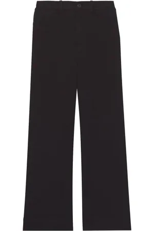 Proenza Schouler Wide Trousers, female, , M, Wide Leg Cotton Culotte Jeans