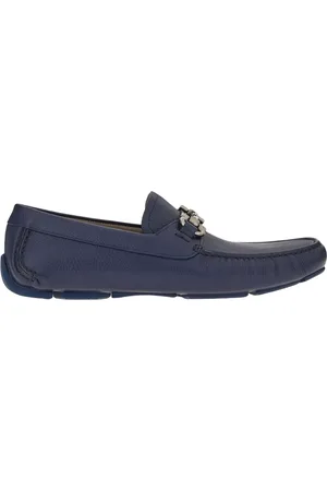 Salvatore Ferragamo Loafers, male, , 6 UK, Leather Loafer with Gancini Bit