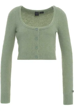 Pinko Fluffy Cropped Cardigan