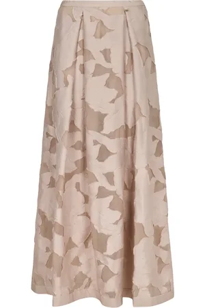 HERNO Midi Skirts, female, , M, Floral Jacquard Skirt