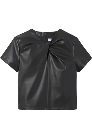 Proenza Schouler Blouses, female, , M, Twisted Short Sleeve Blouse