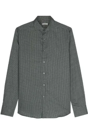 CANALI Geometric Print Casual Shirt