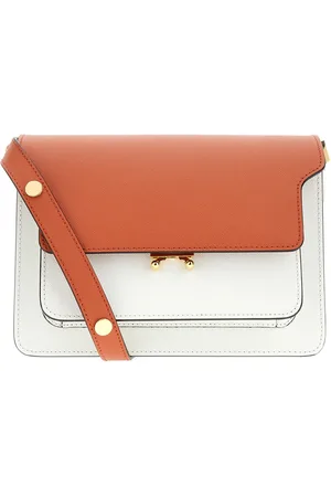 Marni Leather Trunk Crossbody Bag