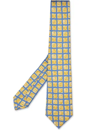 Kiton Blue Silk Ties