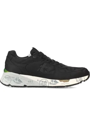 Premiata Sneakers, male, , 10 UK, Fabric Trainers with Logo Patch